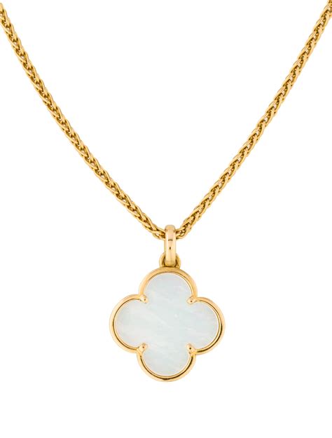 van cleef necklace real